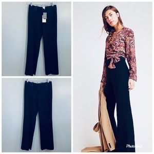 Anthropologie Cartonnier Black Wide Leg Pants Sz 6
